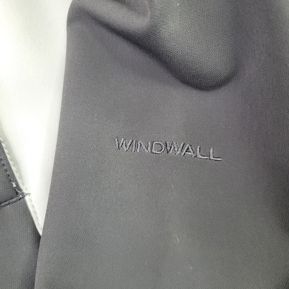 The North Face Windwall Jacket Mens L‎ Gray Colorblock Full Zip Mock Neck - Picture 4 of 13